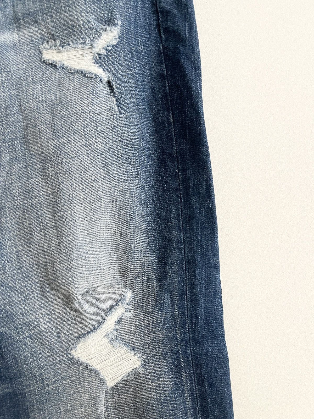 Hudson STEAL! 2000s Hudson Jeans Distressed Washed Denim Size US 36 / EU 52 - 4 Thumbnail