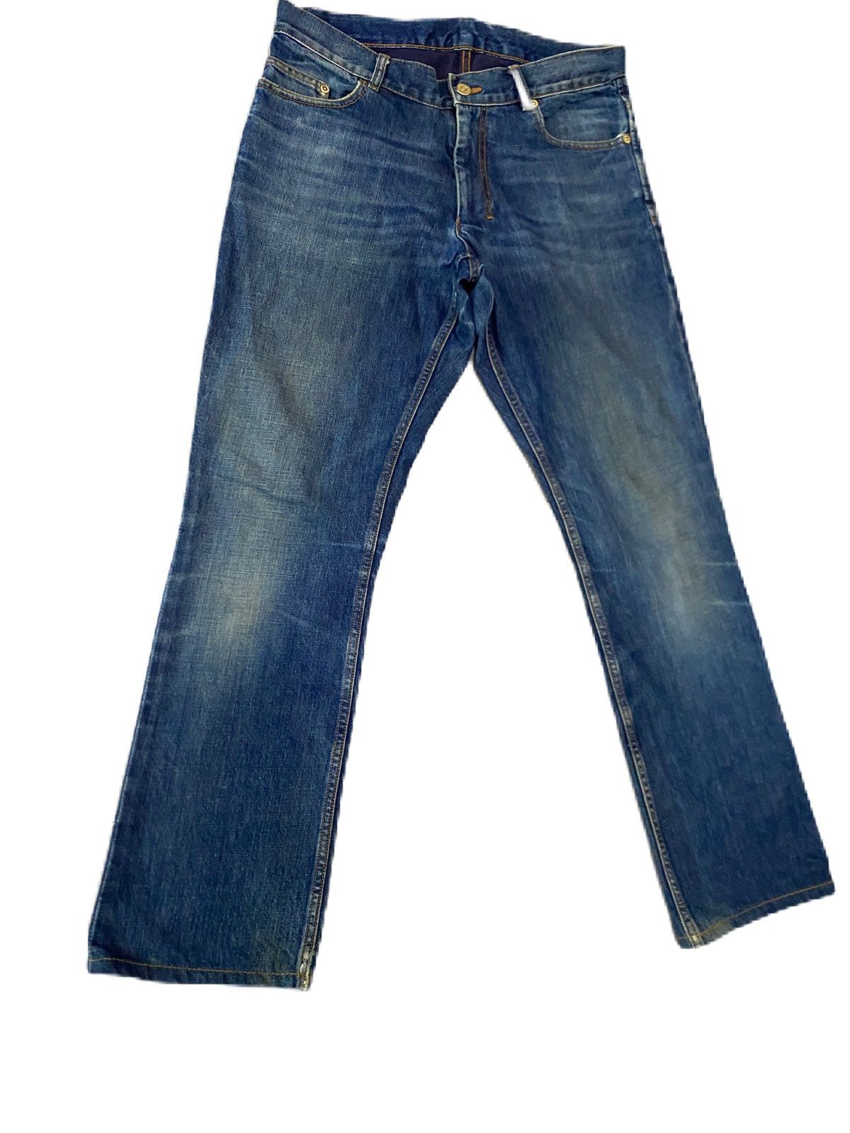 Yves Saint Laurent YVES SAINT LAURENT DISTRESS DENIM STRAIGHT TYPE Size US 32 / EU 48 - 2 Thumbnail