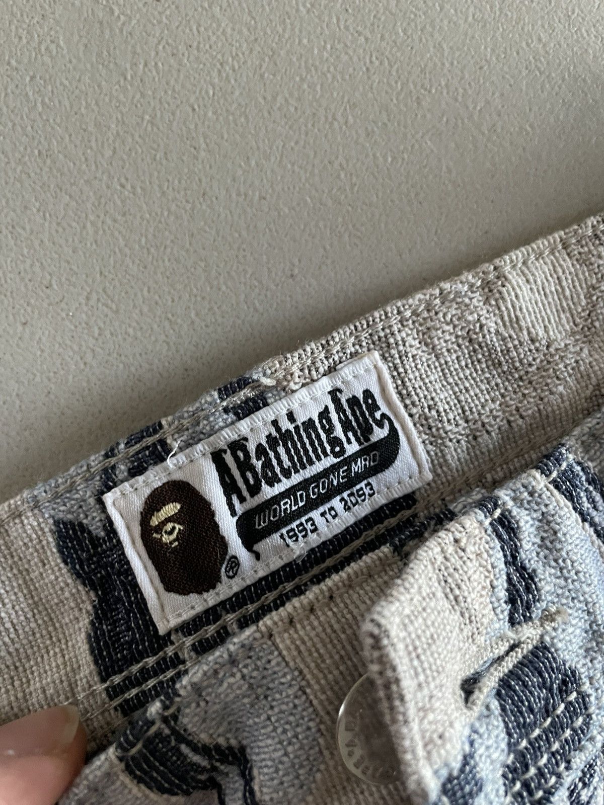 Bape A Bathing Ape Art Camo Gobelin Work Pants Size US 32 / EU 48 - 6 Thumbnail