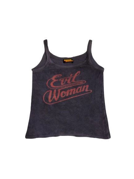 【極美品】　HYSTERIC GLAMOUR EVIL ヒスガール　タンクトップ HYSTERIC GLAMOUR（ヒステリックグラマー）の「EVILプリント
