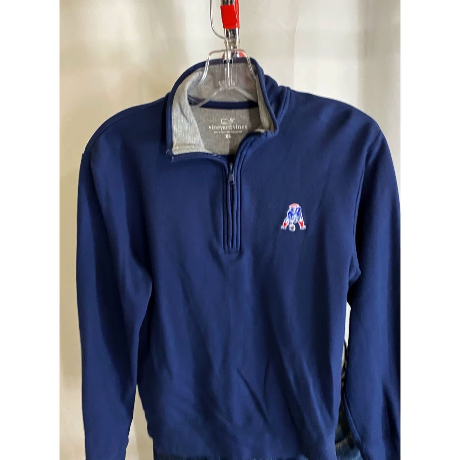 Vineyard Vines Vineyard Vines WOMEN’S New England Patriots Zip SWEATER XS Blue Size XS / US 0-2 / IT 36-38 - 2 Thumbnail