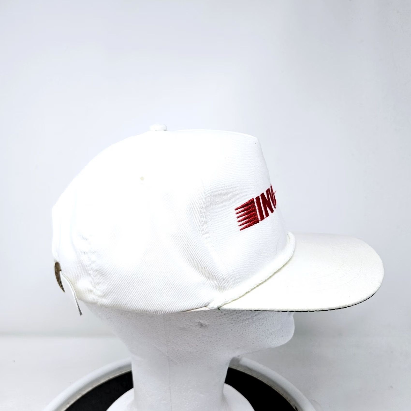 Vintage VINTAGE USA 80s 90s Trucker Hat Unbranded White One Size Adjustable Men Mens Size ONE SIZE - 3 Thumbnail