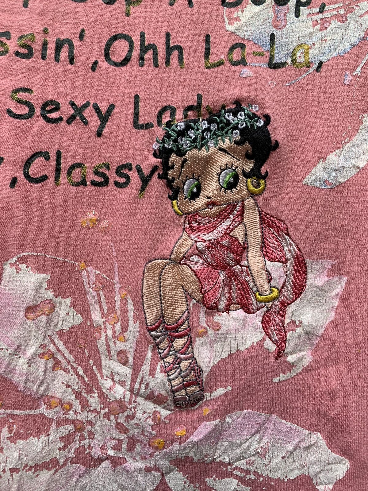 Universal Studios y2k Betty Boop Pink Top Tee Size L / US 10 / IT 46 - 4 Thumbnail