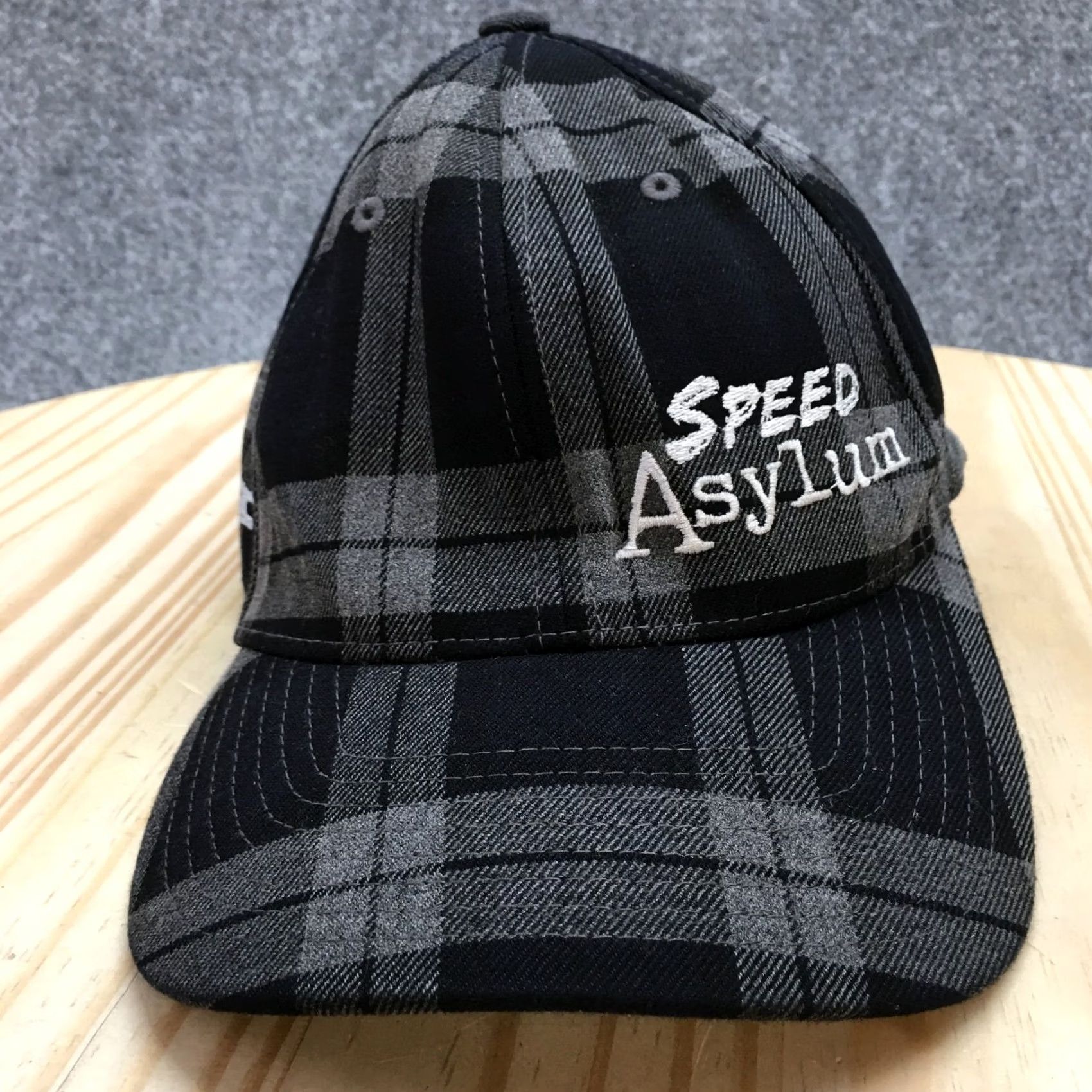 Vintage Flexfit Speed Asylum Pennzoil Baseball Cap Mens Black L-XL Embroidered Logo Size ONE SIZE - 3 Thumbnail
