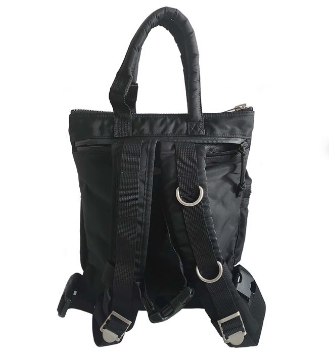 Porter SACAI X PORTER BLACK HELMET BACK PACK/TOTE | Grailed