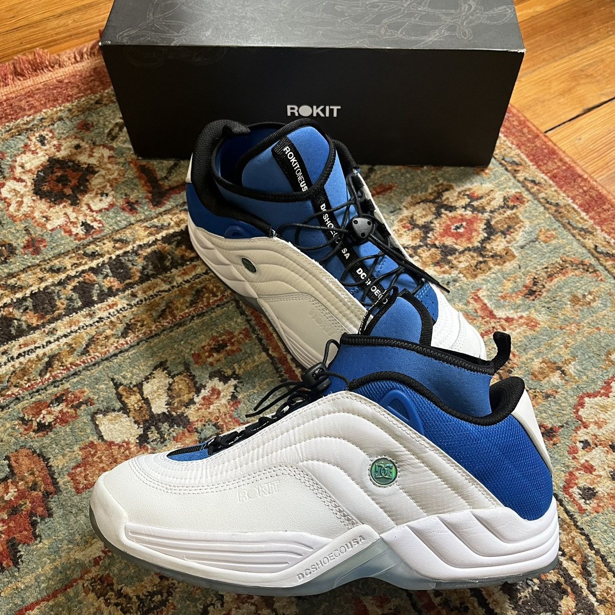DC Shoe x Rokit Williams OG White/Blue Size 11 Sneakers