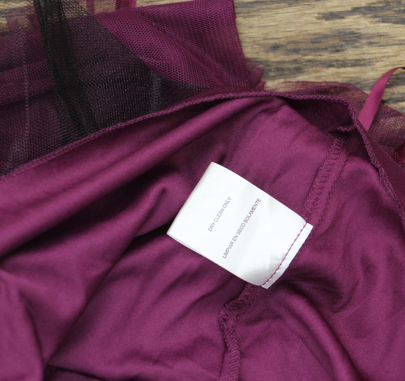 Other City Studios Bow-front Dress 8145se6bt3 Merlot Purple 5/6 Size M / US 6-8 / IT 42-44 - 5 Thumbnail