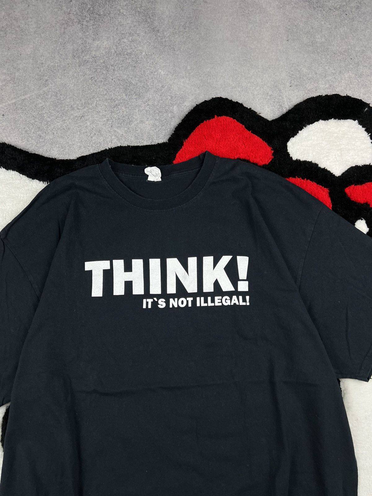 Vintage Y2K Crazy Humor Adult Think! It’s Not Legal Drugs Tee Size US XXL / EU 58 / 5 - 4 Thumbnail