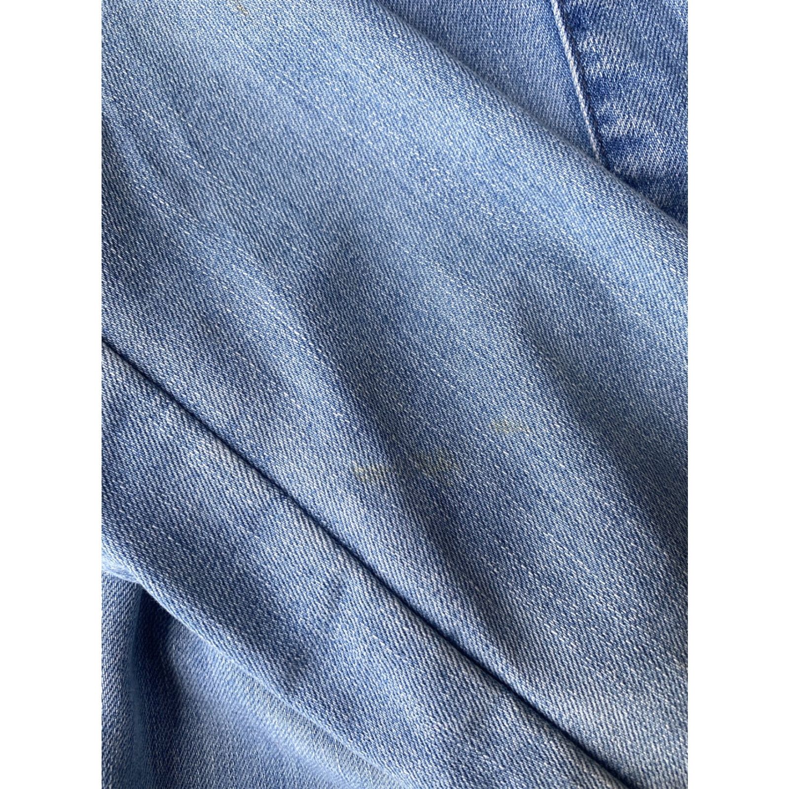 Vintage VINTAGE Anthropologie Pilcro and the Letterpress Women's Jean Denim Blazer JacketSize 0 Blue Ridged? Size 25" / US 0 / IT 36 - 7 Thumbnail