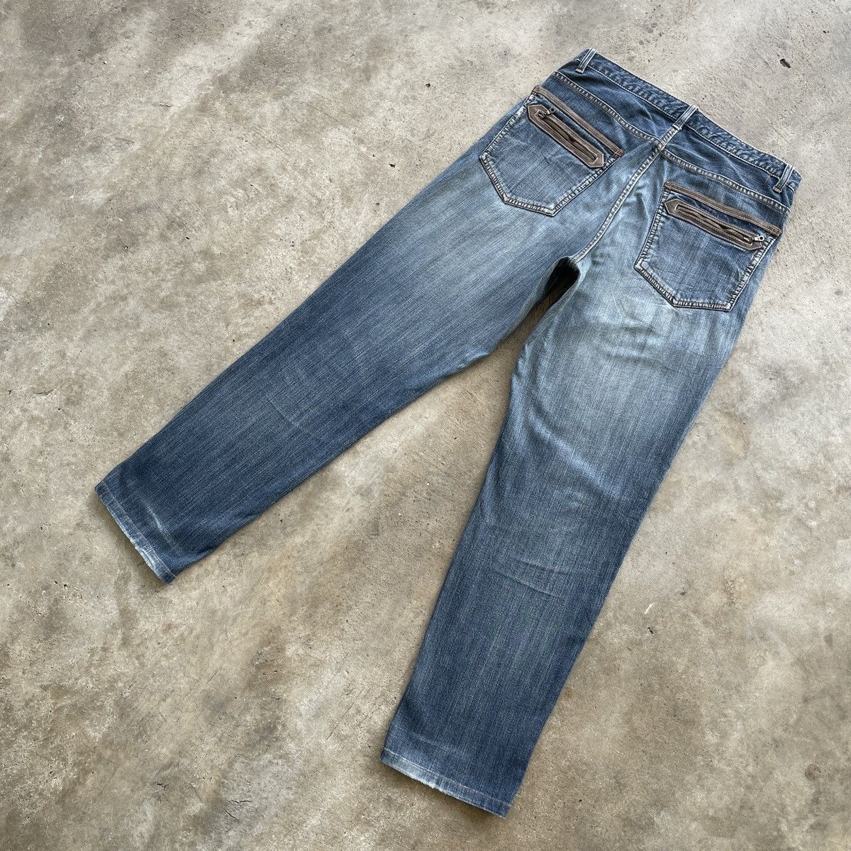 Japanese Brand Vintage Field/Dream Japan Denim Jeans Pants Faded W32 Size US 32 / EU 48 - 2 Thumbnail