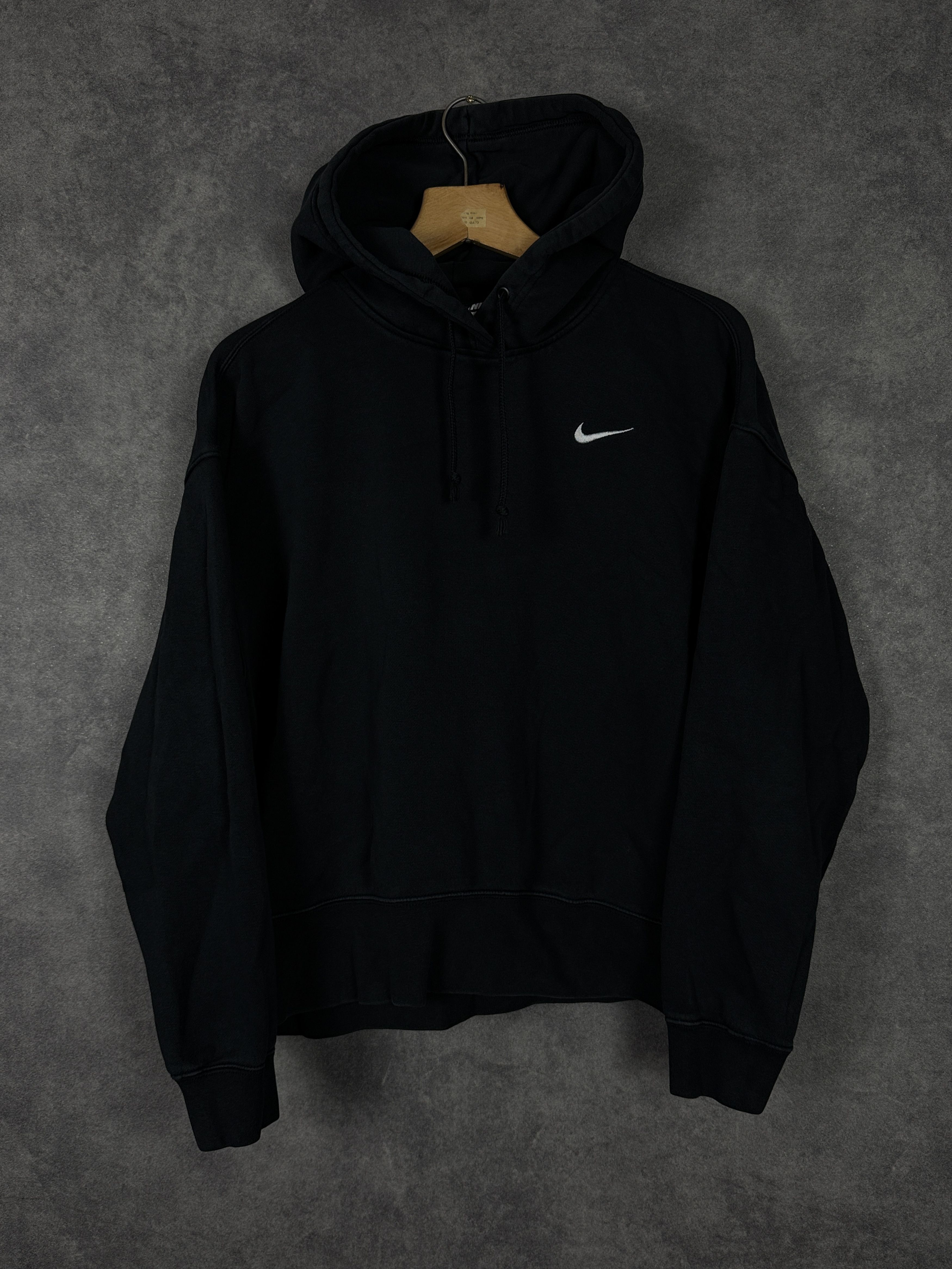 Nike Black Nike classic hoodie mini logo swoosh black streetwear Size US M / EU 48-50 / 2 - 1 Thumbnail