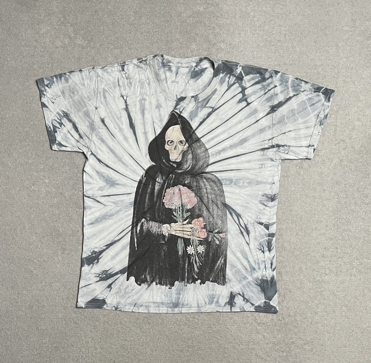 Yeezy Vintage Grey Blue Tie-Dye T-Shirt Tee Kanye West Yeezy Rose Size US L / EU 52-54 / 3 - 1 Thumbnail