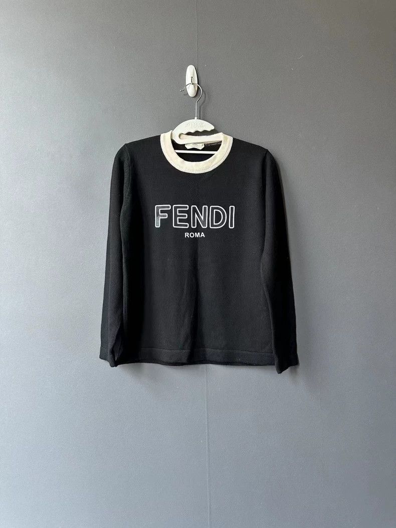 Fendi Fendi size 38 Letter sweater Size US XXS / EU 40 - 1 Thumbnail