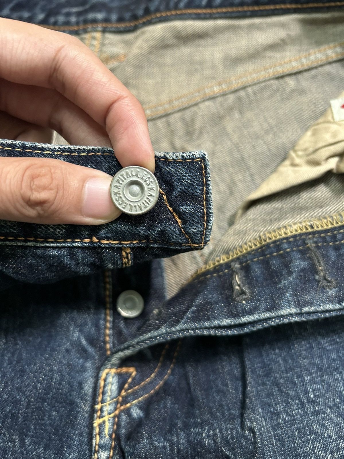Kapital × Kapital Kountry × Vintage KAPITAL BY KIRO HIRATA SELVEDGE MADE IN JAPAN DENIM☠️🎌 Size US 29 - 8 Thumbnail