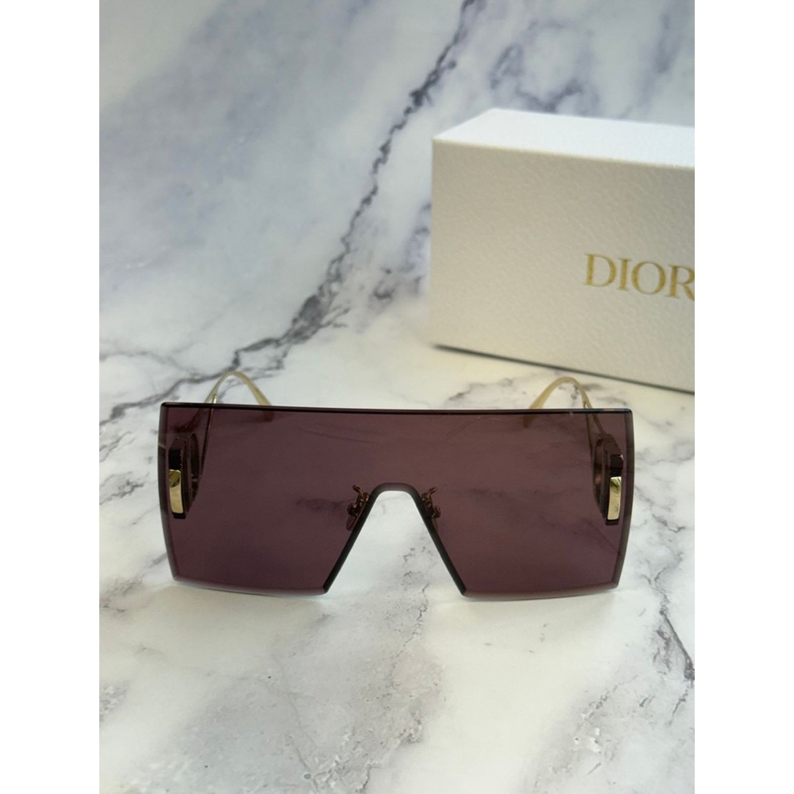 Dior NEW Dior 30Montaigne M1U Oversized Sunglasses Purple Size ONE SIZE - 6 Thumbnail