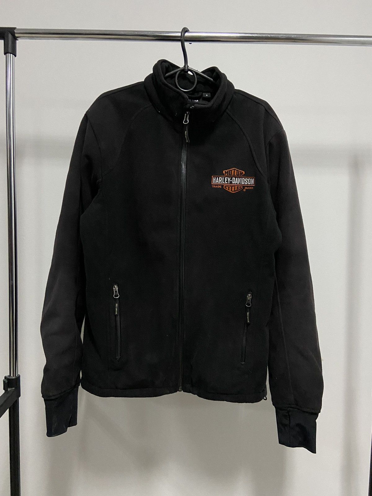 Harley Davidson × Vintage Harley Davidson Big logo reflective jacket vintage zip Size US S / EU 44-46 / 1 - 2 Thumbnail
