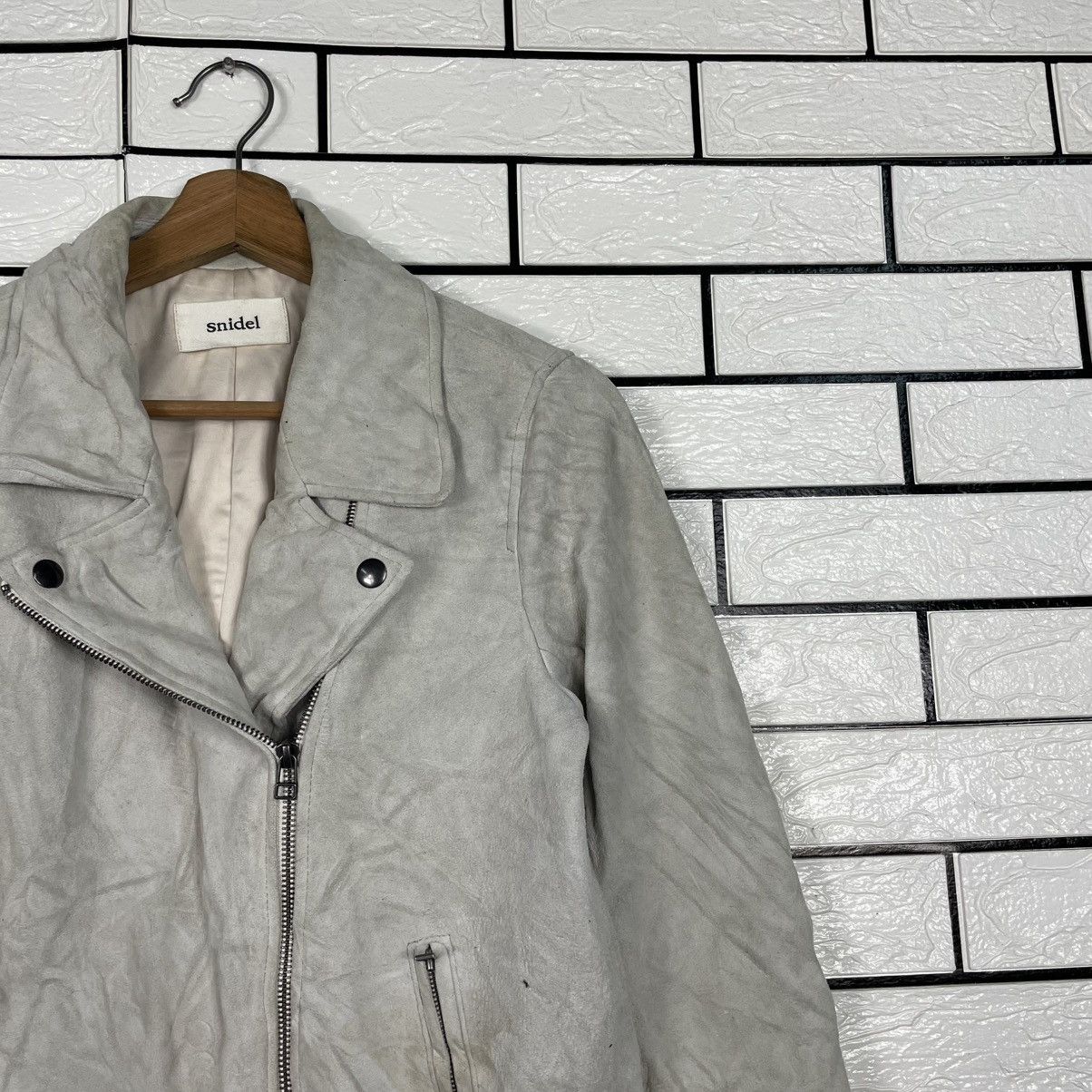Japanese Brand Snidel Double Colar Leather Jacket Size S / US 4 / IT 40 - 5 Thumbnail