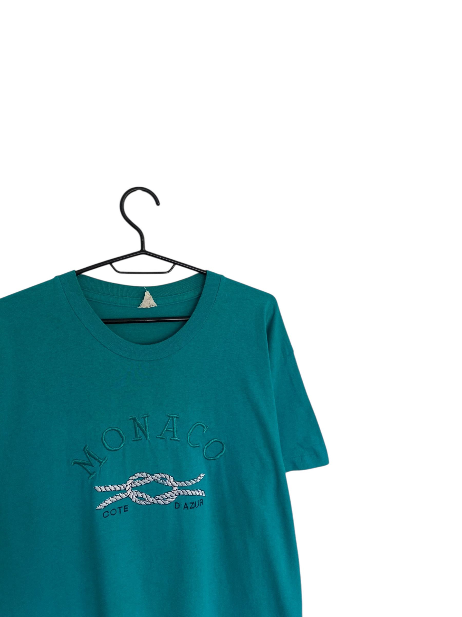 Vintage Monaco Cote D'Azur single stitch tee Size US L / EU 52-54 / 3 - 4 Thumbnail