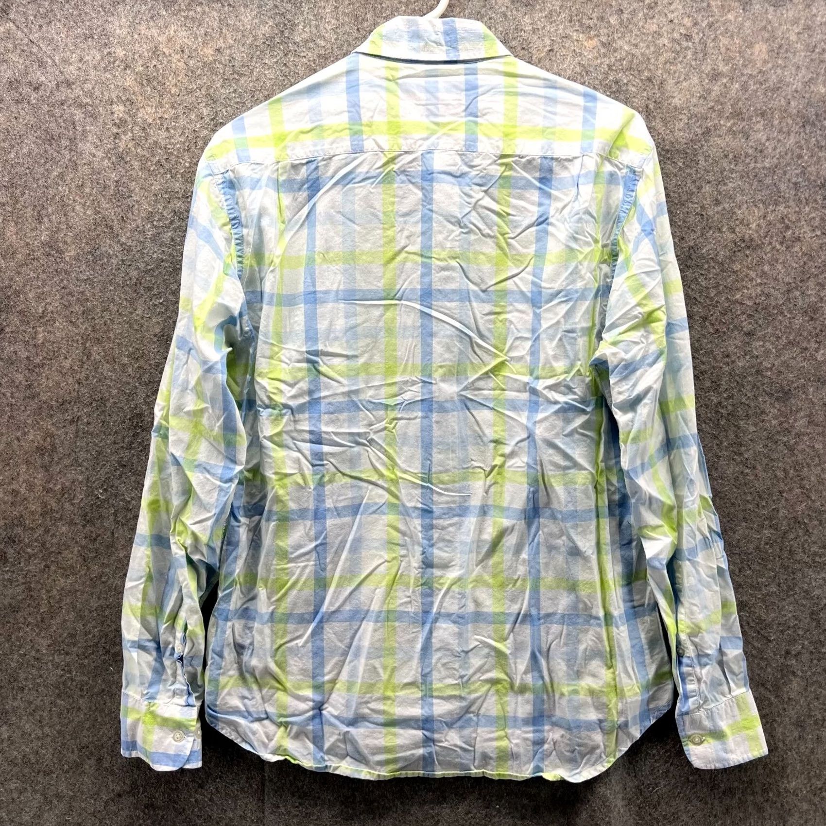 Bonobos Bonobos Shirt Men Medium Blue Green White Casual Button Down Slim Fit Check Shirt Size US M / EU 48-50 / 2 - 2 Thumbnail