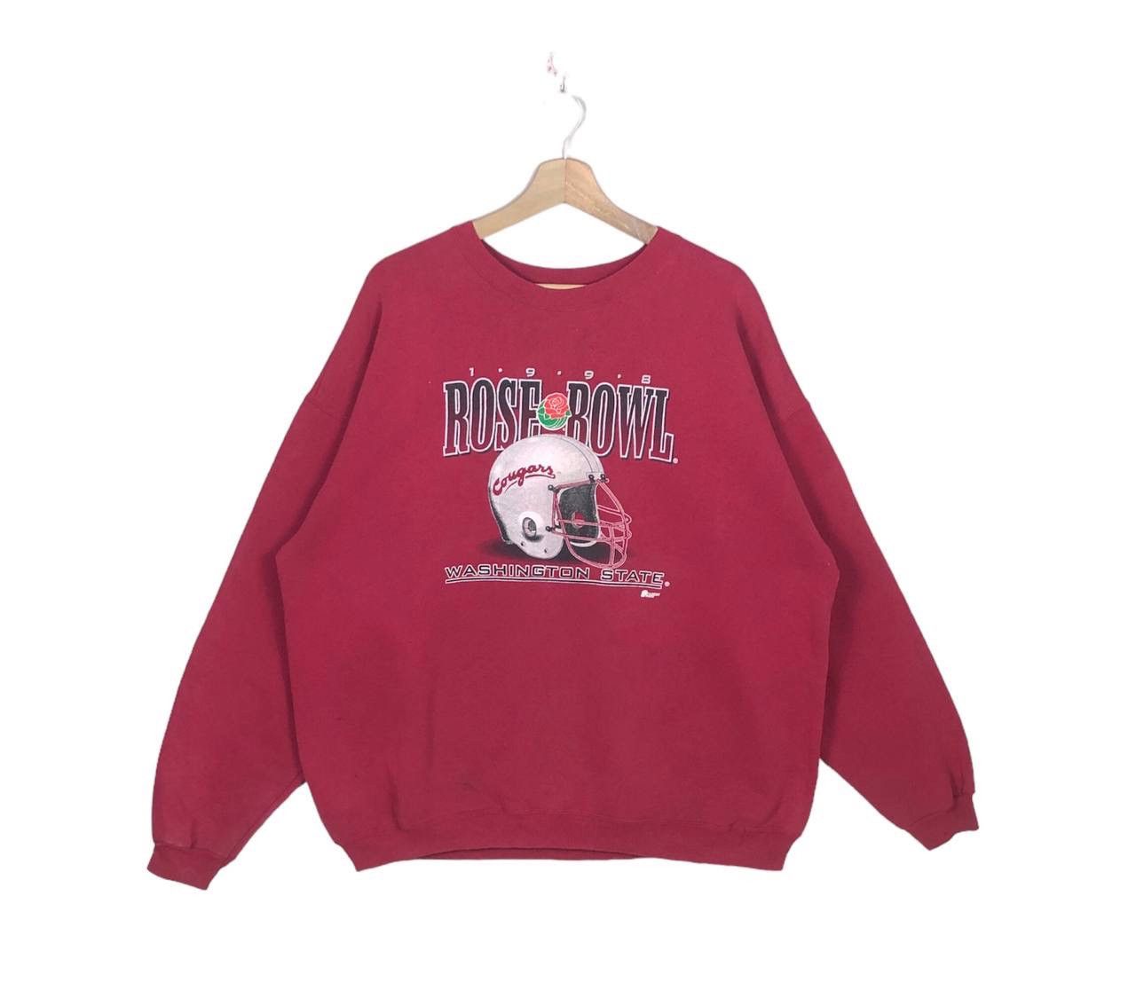 NFL Vintage 1998 Rosebowl Cougars Washington State Sweatshirt Size US XL / EU 56 / 4 - 1 Thumbnail