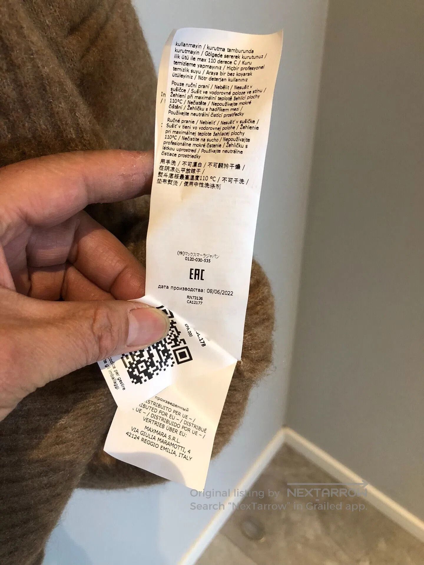 Max Mara Max Mara Mohair Wool Blend Sweater Coat. Size L / US 10 / IT 46 - 9 Thumbnail