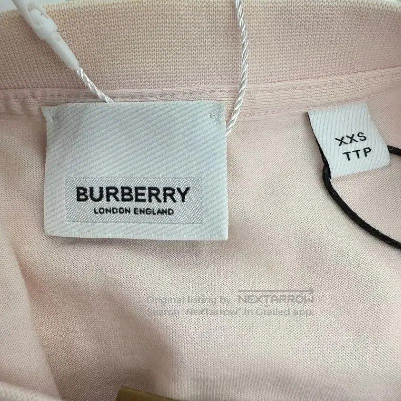 Burberry Burberry Summer Pink Cotton T-Shirt. Size XXS / US 00 / IT 34 - 3 Thumbnail