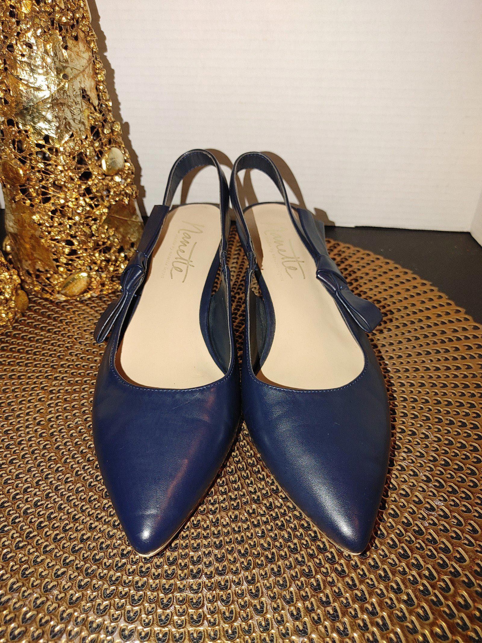 Designer Nanette Lepore Rhona Kitten Heels Size 8M Size US 8 / IT 38 - 2 Thumbnail