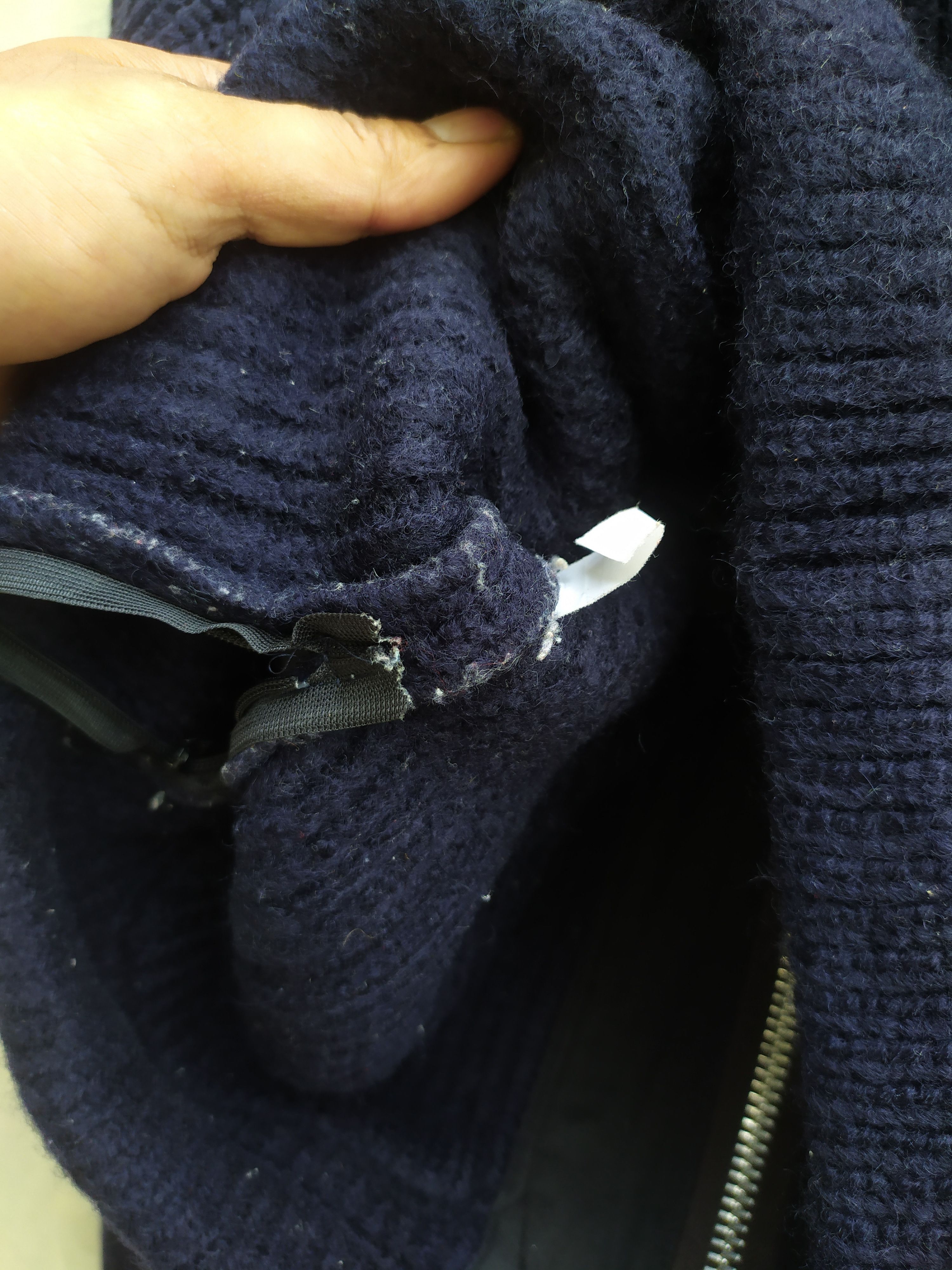 Blue Blue Japan × Japanese Brand Blue Blue Japan Thick Knit Jacket Size US XL / EU 56 / 4 - 12 Thumbnail