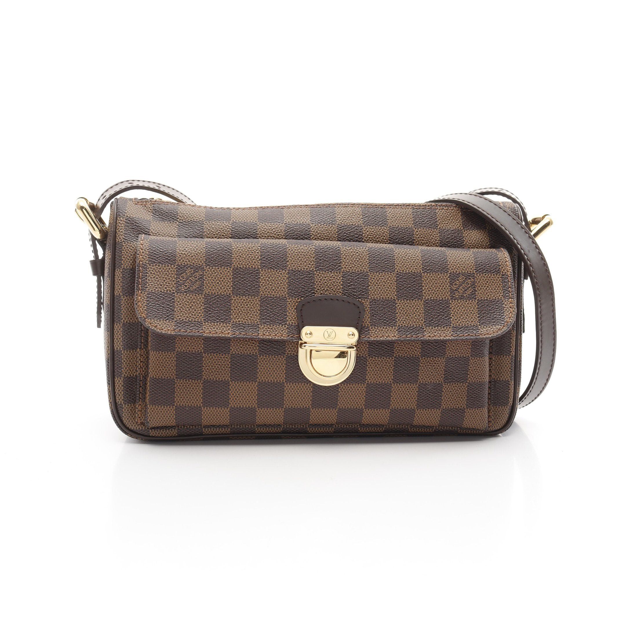 Louis Vuitton Louis Vuitton Ravello Gm Damier Ebene Shoulder Bag Leather Brown Size ONE SIZE - 1 Thumbnail