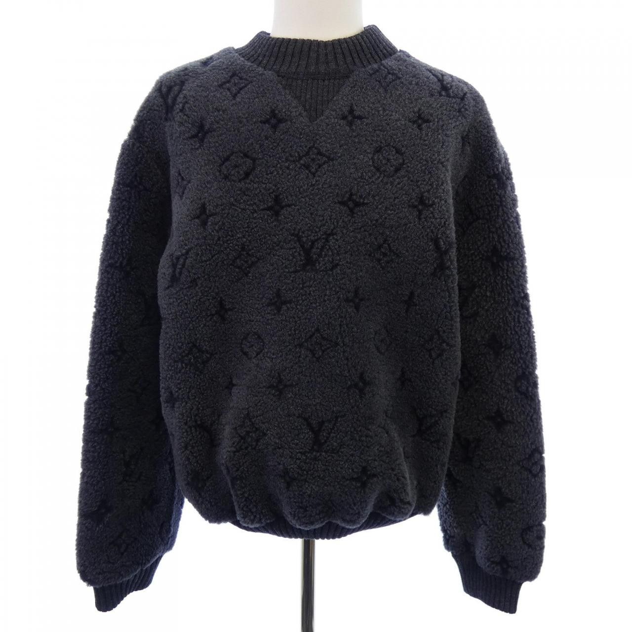 Louis Vuitton Louis Vuitton Louis Vuitton Monogram Shearling Sweatshirt Fur Sweatshirts & Hoodies HHL77WRDA DUTY FREE for USA Size ONE SIZE - 1 Thumbnail