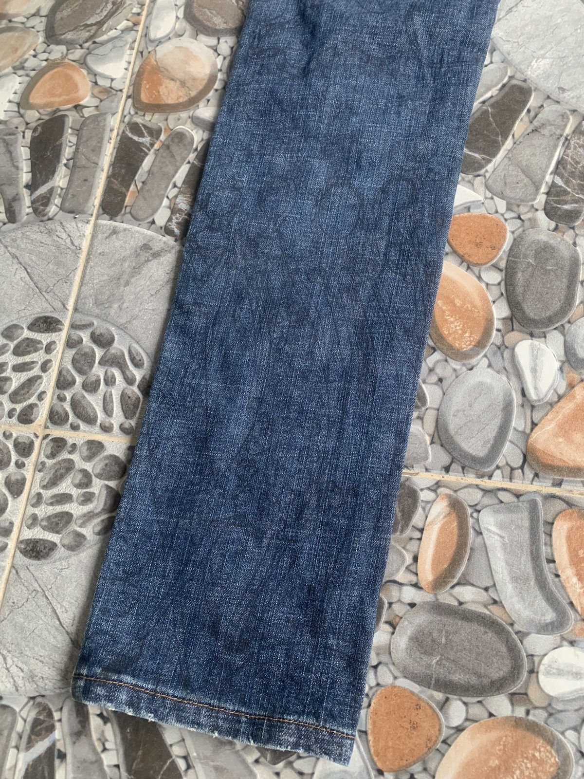 Issey Miyake × Tsumori Chisato × Vintage Tsumori Chisato Japan Overprint Skinny Jeans Size 26" / US 2 / IT 38 - 12 Thumbnail