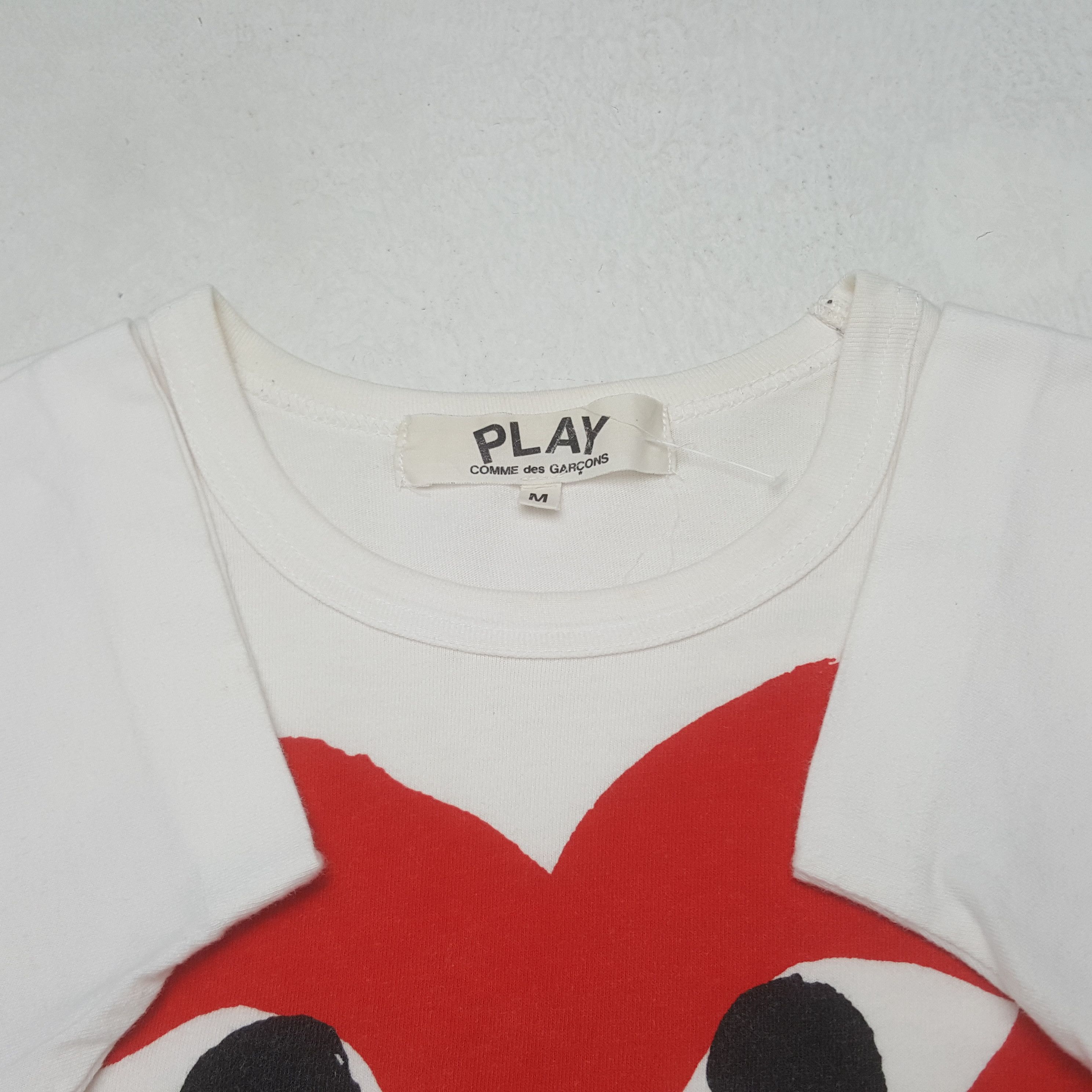 Comme des Garcons PLAY Vintage Comme des Garcons Play Designer Tshirt RR29 Size US XS / EU 42 / 0 - 5 Thumbnail