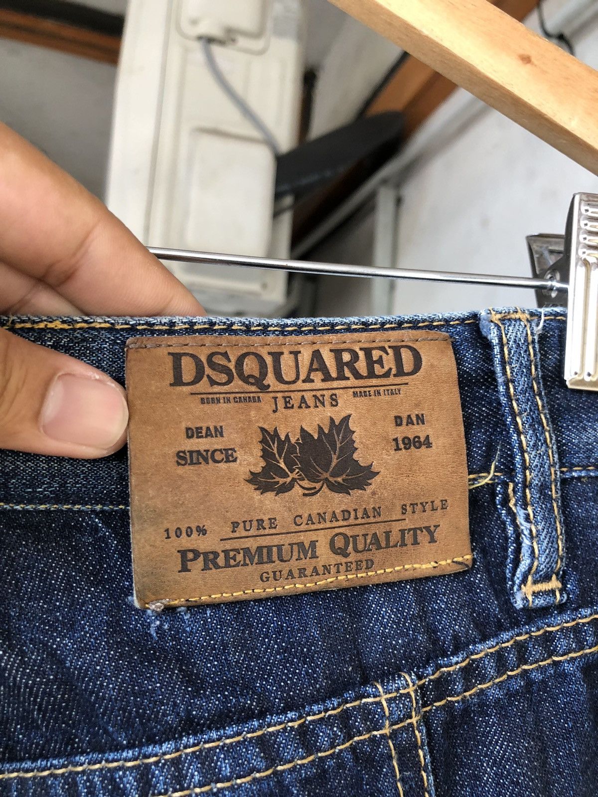 Dsquared2 Nice❗️Dsquared Splash Paint Distressed Denim Curve Cut Size US 28 / EU 44 - 15 Thumbnail