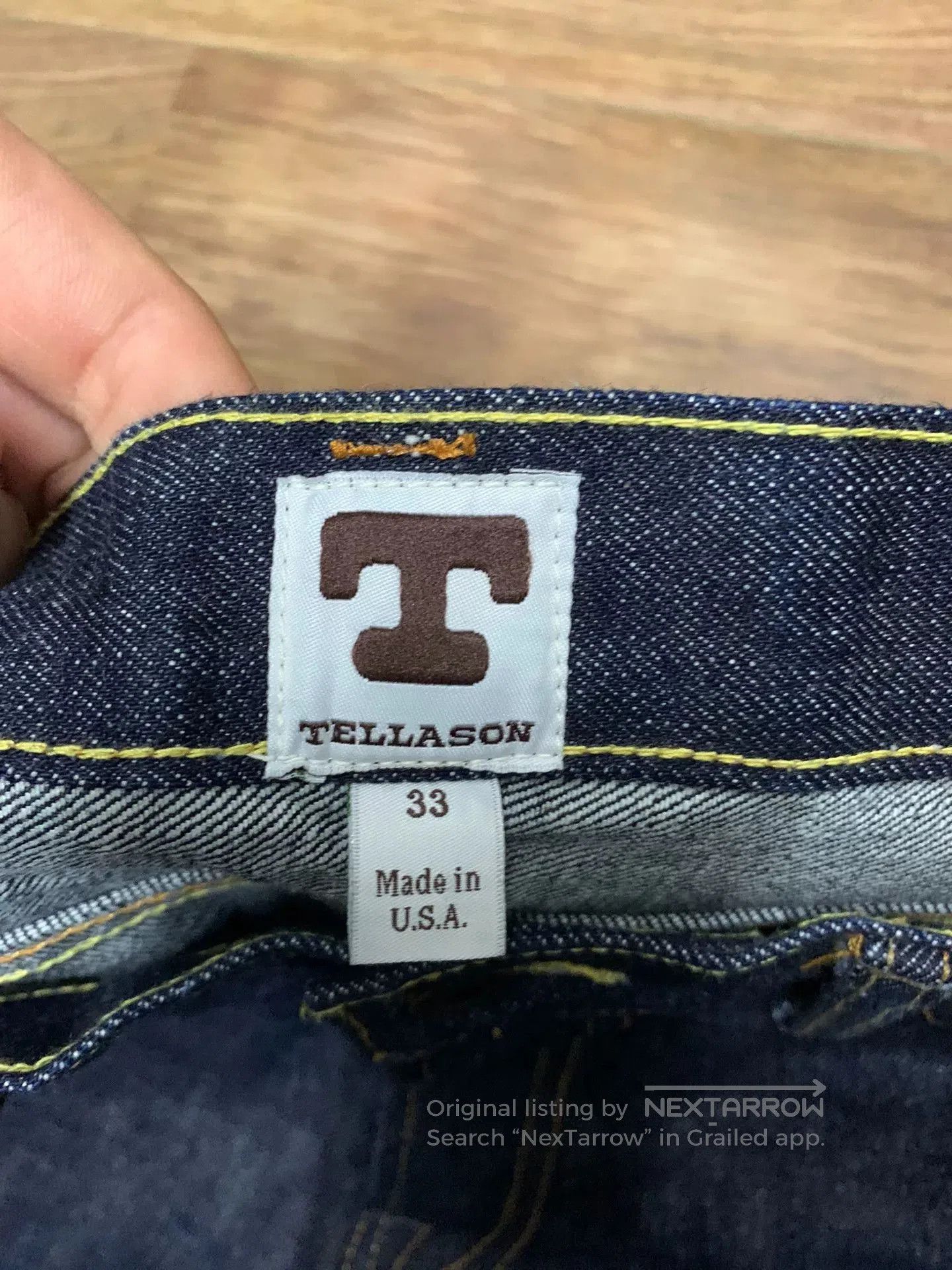 Tellason tellason ladbroke denim pants 16.5oz. Size US 33 - 5 Thumbnail