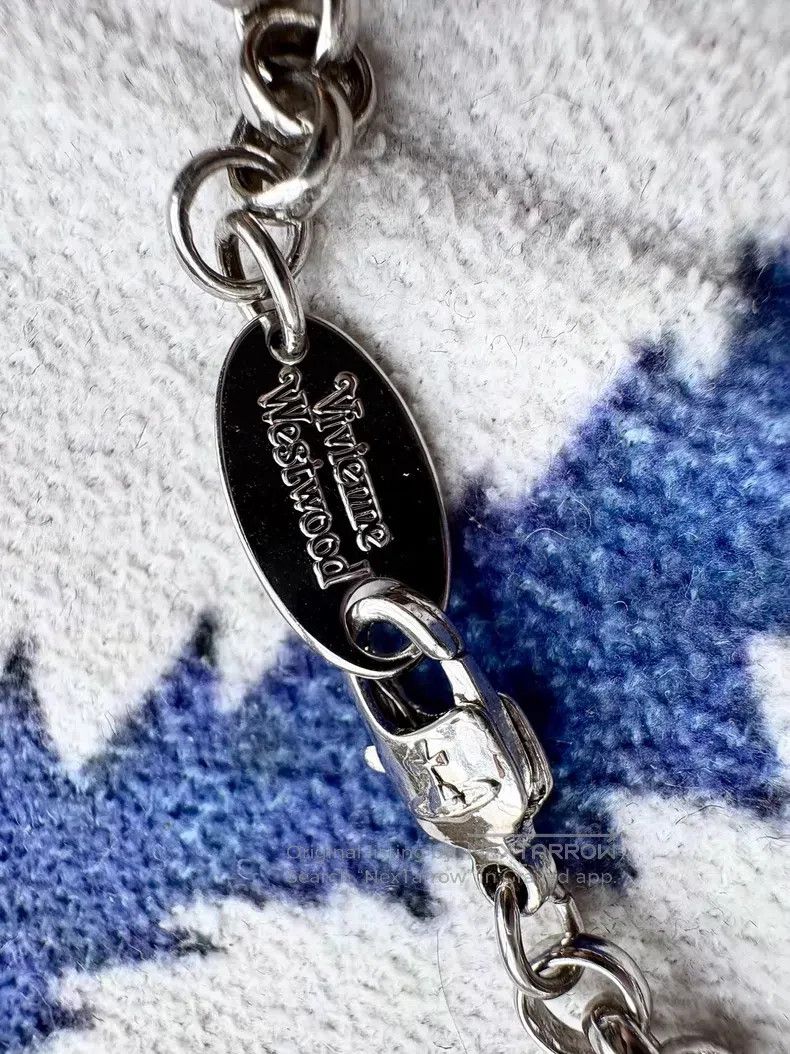 Vivienne Westwood Vivienne Westwood Purple Large Orb Saturn Planet Necklace Size ONE SIZE - 9 Thumbnail
