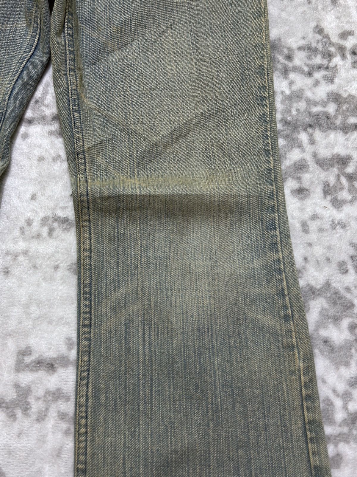 Nicole Club Vintage Monsieur Nicole Flared Mud Wash Bootcut Denim Jeans Size US 32 / EU 48 - 8 Thumbnail