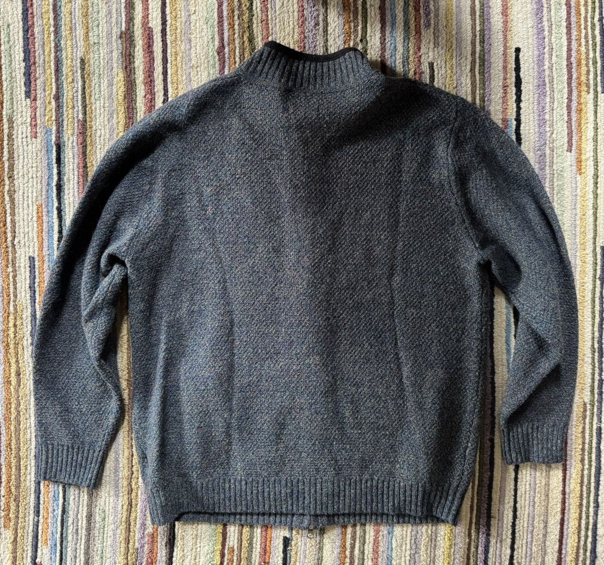 Pendleton Blue melange 100% washable wool, XL, new no tags Size US XL / EU 56 / 4 - 8 Thumbnail