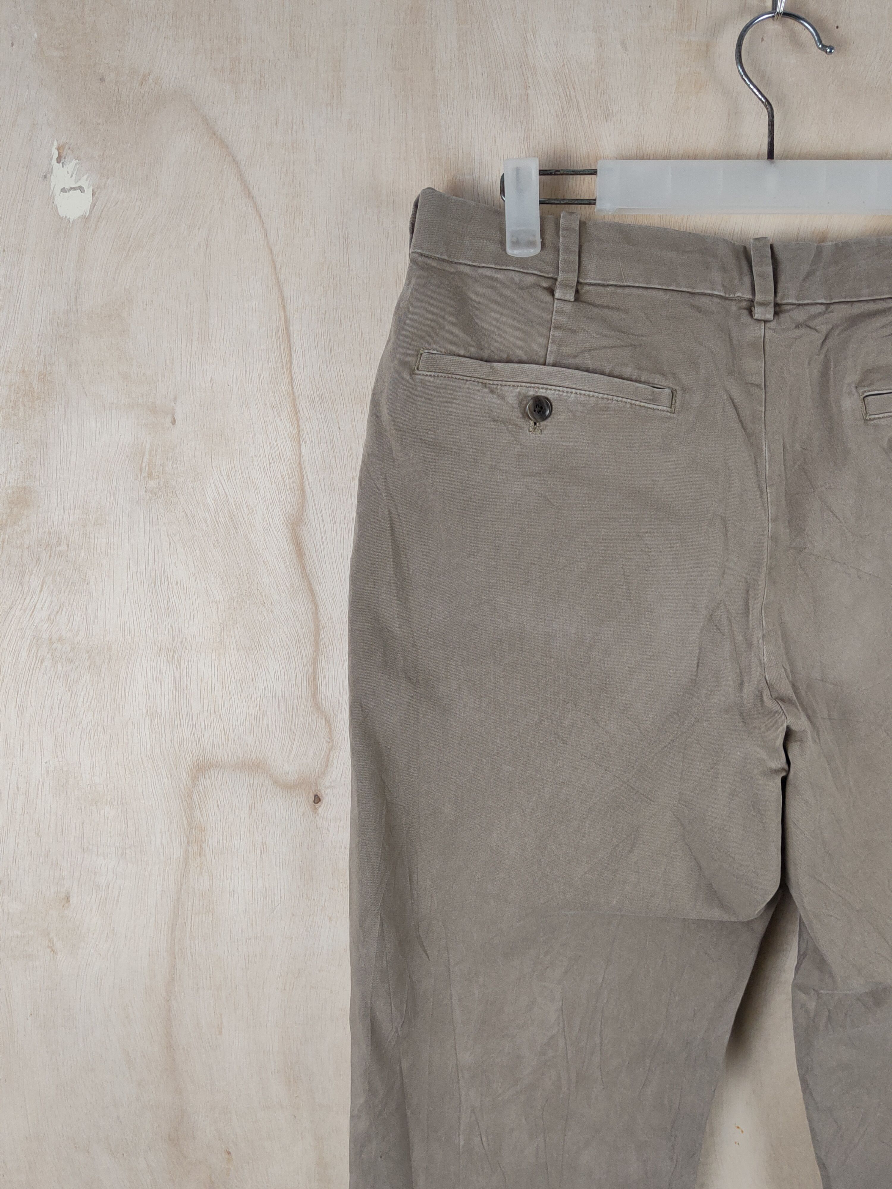 Japanese Brand Uniqlo Brown Faded vintage Casual Pants #S2516 Size US 31 - 8 Thumbnail
