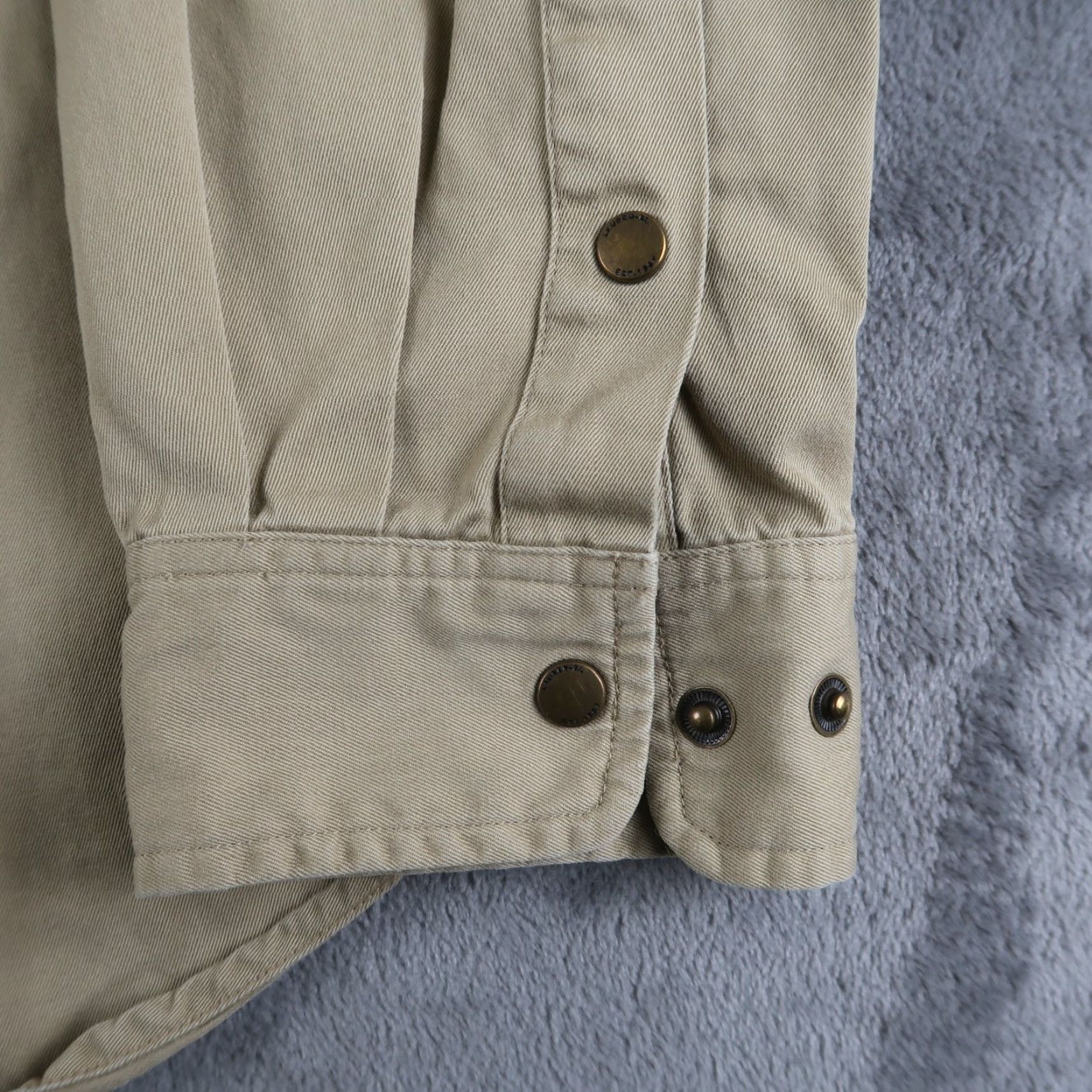 Ralph Lauren VINTAGE Ralph Lauren Safari Field Shirt Womens Khaki M Beige 100% Cotton Pockets Buttons Casual Regular Fit 90s Zoo Keeper Womens Size M / US 6-8 / IT 42-44 - 6 Thumbnail