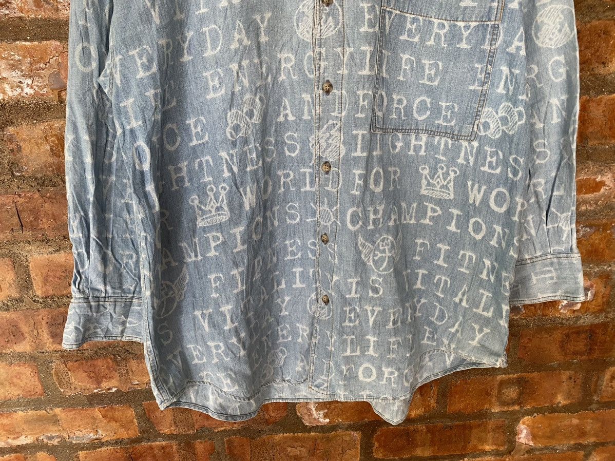 Jean Charles De Castelbajac Vtg poem and Anarchy button up Size US L / EU 52-54 / 3 - 5 Thumbnail