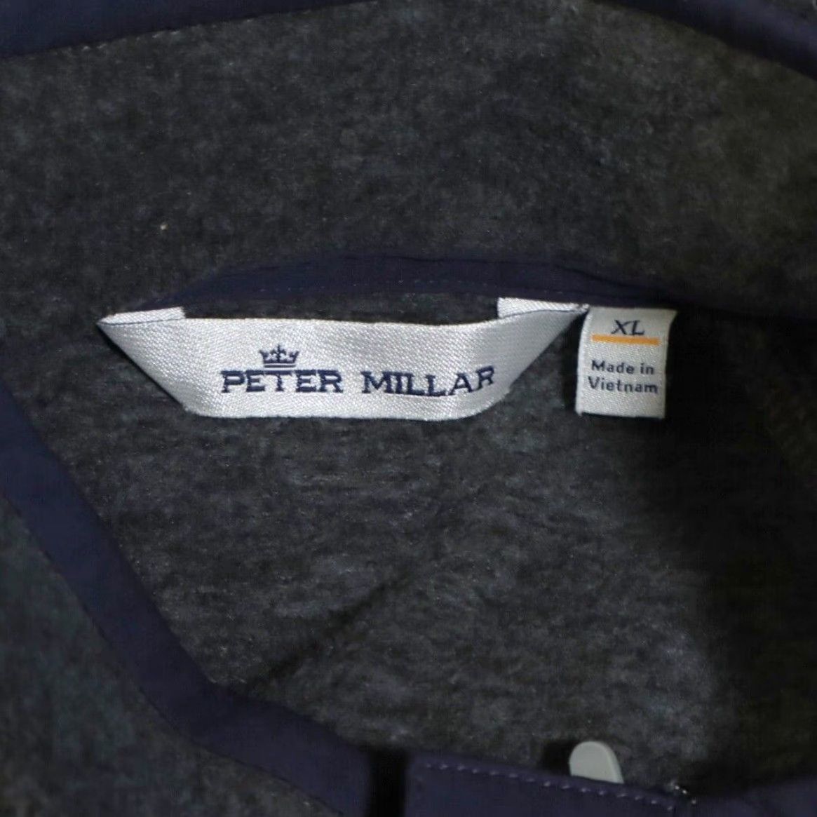 Peter Millar VINTAGE Peter Millar Valhalla GC Cloudglow Microfleece Solid Mock Long Sleeve Sweater Charcoal Men's XL Size US XL / EU 56 / 4 - 5 Thumbnail