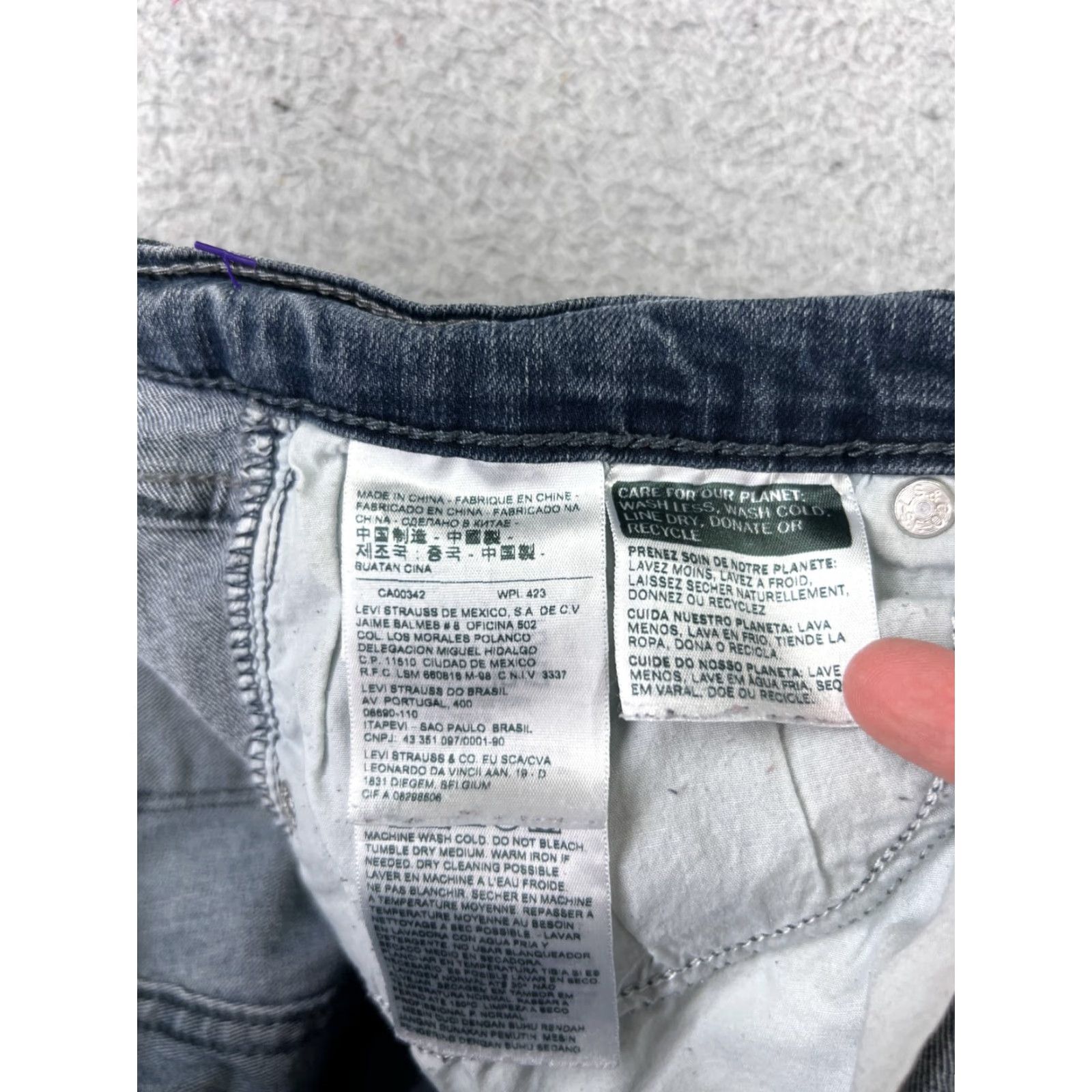 Levi's Levi's 505 Straight Fit Jeans Women’s Medium Wash Denim Cotton Casual Pant Size 10 Size 32" / US 10 / IT 46 - 7 Thumbnail