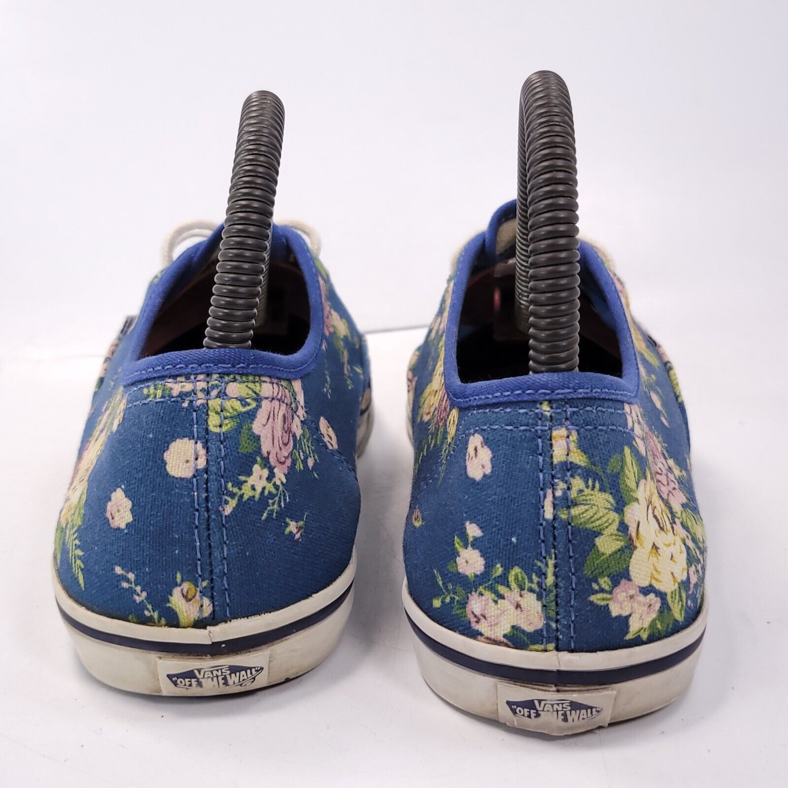 Vans Vans Off the Wall Shoe Womens Size 6 Men 4.5 T375 Blue White Size US 6 / IT 36 - 3 Thumbnail
