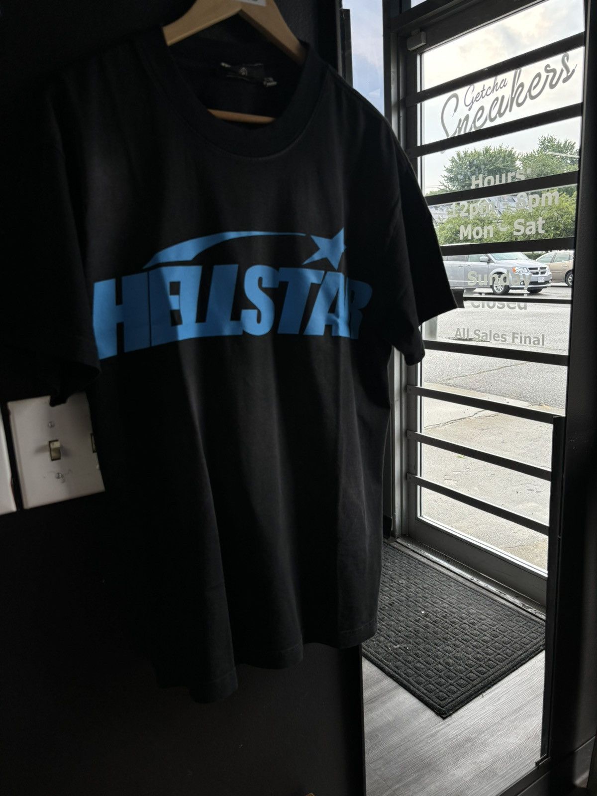 【HELLSTAR】Classic T-Shirt Black/Blue HELLSTAR Black/Blue Gel Logo T-Shirt [Capsule 10] | eBay