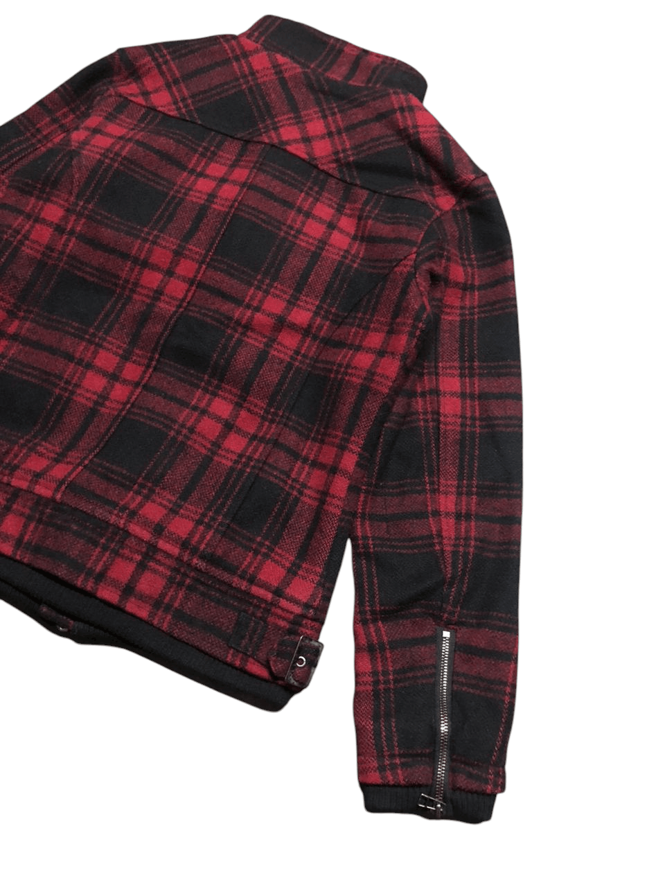 In The Attic In The Attic Plaid Peacock Zipper Jacket Wool Punk Style Size US M / EU 48-50 / 2 - 8 Thumbnail