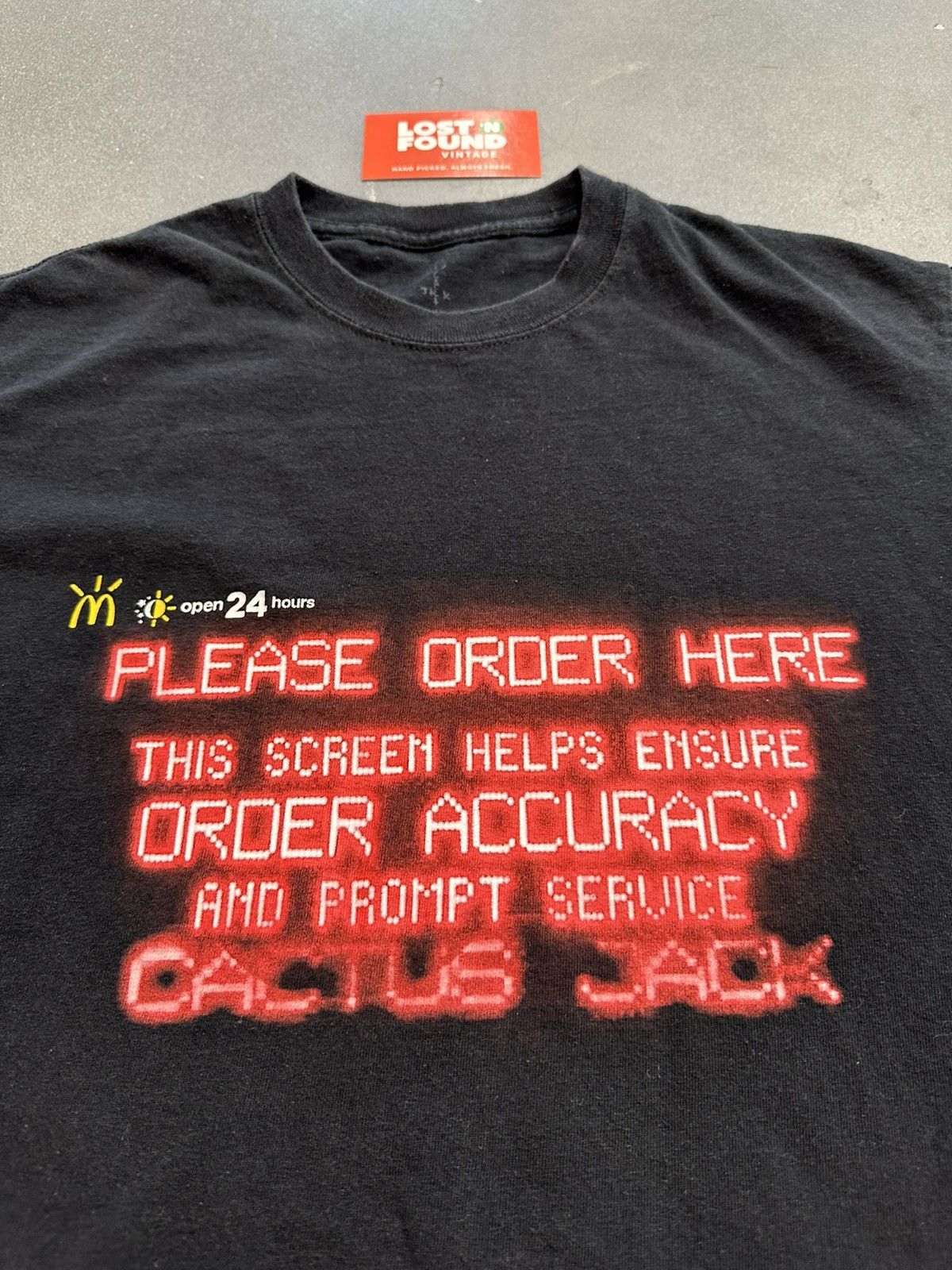 Travis Scott FW20 Travis Scott McDonald’s Order Here Cactus Jack Tee Size US S / EU 44-46 / 1 - 5 Thumbnail