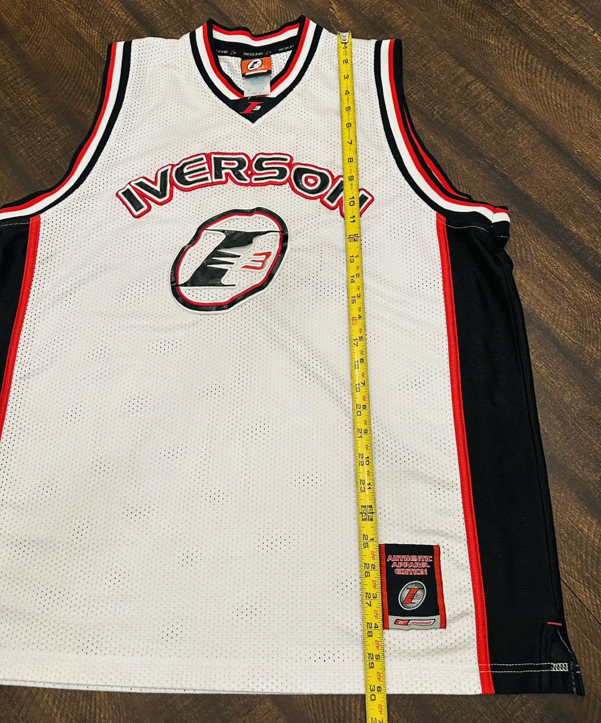 Reebok Vintage Sewn Alan Iverson I3 Reebok NB Jersey XL Limited Ed Size US XL / EU 56 / 4 - 11 Thumbnail