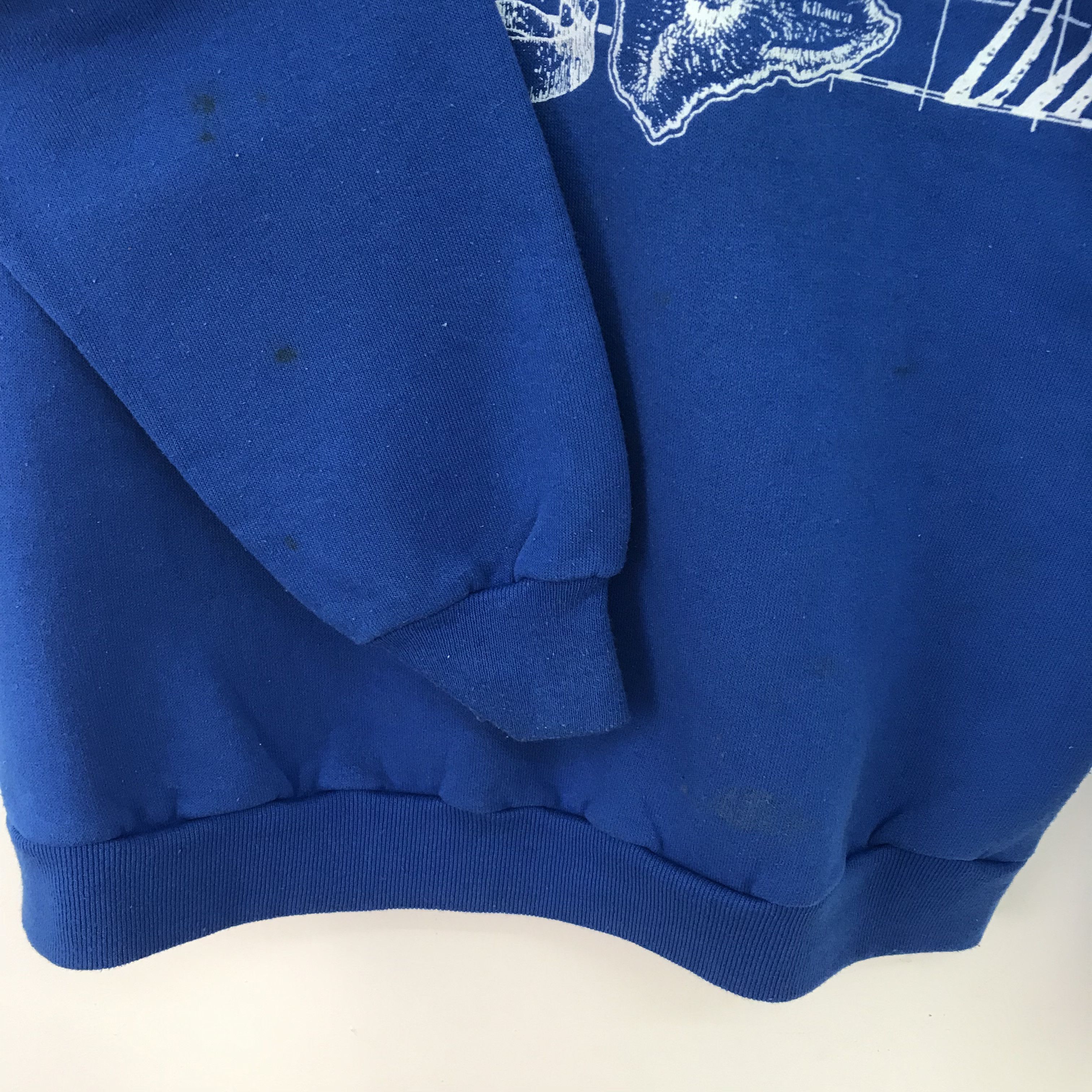 Vintage Vintage 90's The Island Of Hawaii Blue sweatshirt - 646 Size US M / EU 48-50 / 2 - 6 Thumbnail