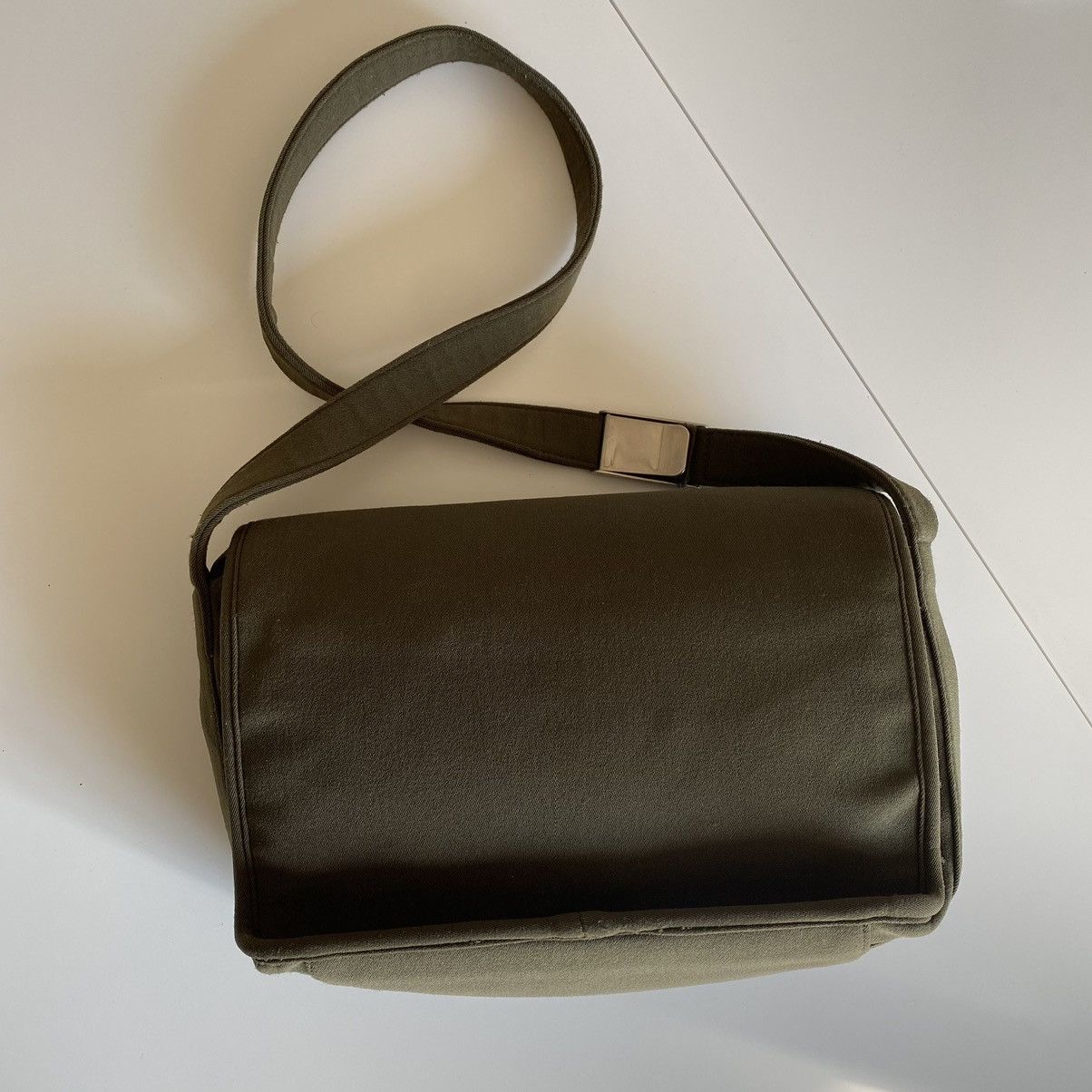 Miu Miu × Vintage Miu Miu 90s Khaki Crossbody Bag Size ONE SIZE - 3 Thumbnail