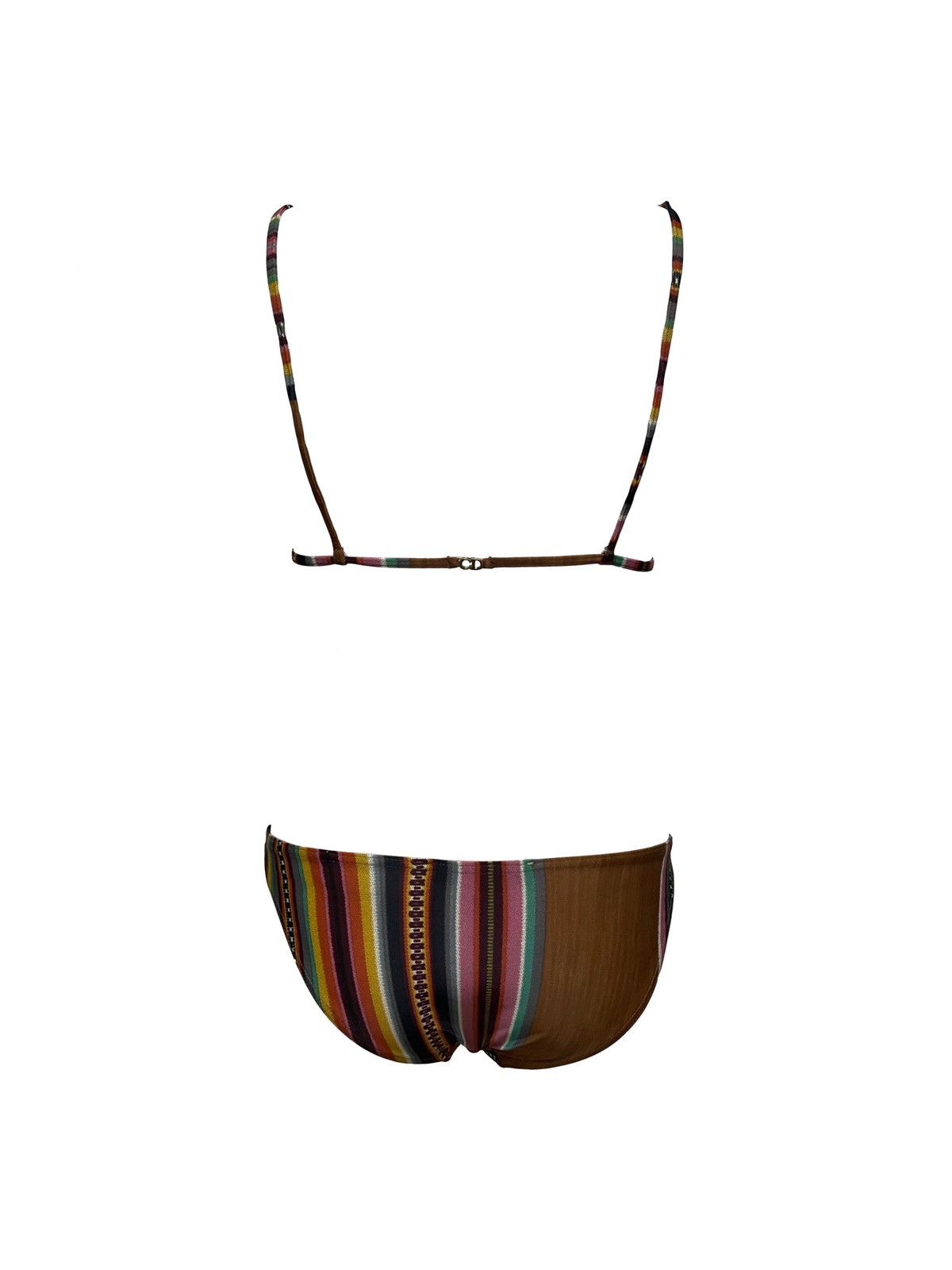 Dior CHRISTIAN DIOR Spring Summer 2002 Striped Bikini Size XS / US 0-2 / IT 36-38 - 2 Thumbnail
